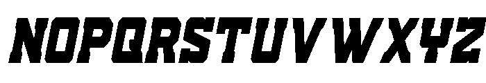 Indian Steeds Condensed Italic Font UPPERCASE