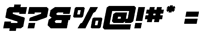 Indian Steeds Expanded Italic Font OTHER CHARS