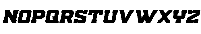 Indian Steeds Expanded Italic Font UPPERCASE