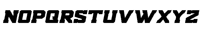 Indian Steeds Expanded Italic Font LOWERCASE
