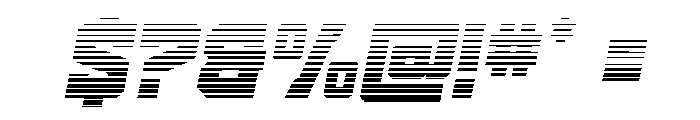 Indian Steeds Gradient Italic Font OTHER CHARS
