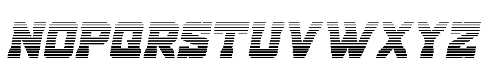 Indian Steeds Gradient Italic Font LOWERCASE