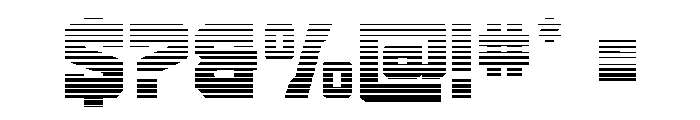 Indian Steeds Gradient Font OTHER CHARS