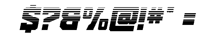 Indian Steeds Halftone Italic Font OTHER CHARS