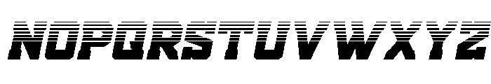 Indian Steeds Halftone Italic Font LOWERCASE