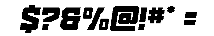 Indian Steeds Semi-Italic Font OTHER CHARS