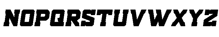 Indian Steeds Semi-Italic Font LOWERCASE