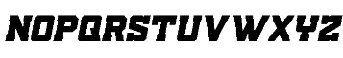 Indian Steeds Spaced Italic Font UPPERCASE