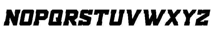 Indian Steeds Spaced Italic Font LOWERCASE