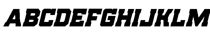 Indian Steeds Super-Italic Font UPPERCASE