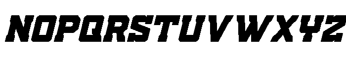 Indian Steeds Super-Italic Font UPPERCASE