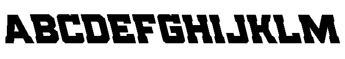 Indian Steeds Super-Leftalic Font UPPERCASE