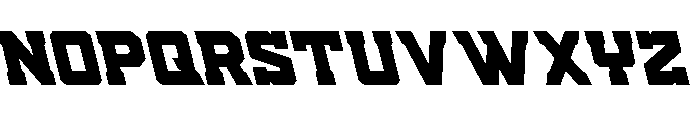Indian Steeds Super-Leftalic Font UPPERCASE