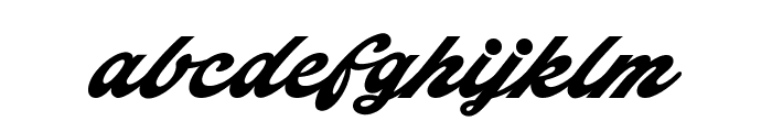 Indiana Script PERSONAL USE Font LOWERCASE
