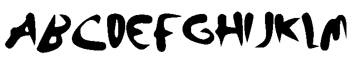 Inexperted Font UPPERCASE