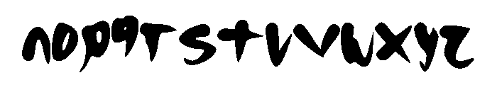Inexperted Font LOWERCASE