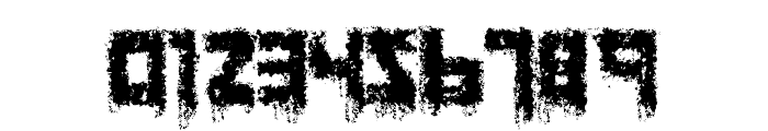 Infektion Distorted Font OTHER CHARS