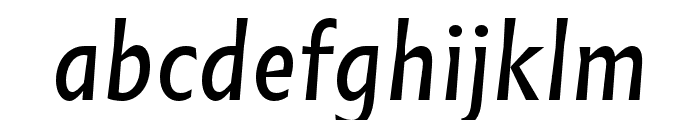 Infini Italic Font LOWERCASE