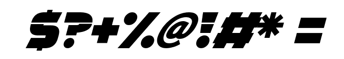 Infinite Energy Italic Font OTHER CHARS