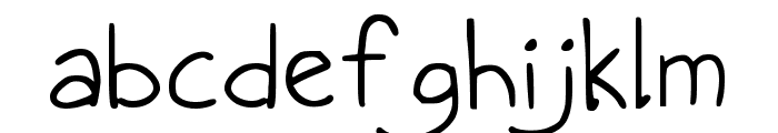 Infinitona Regular Font LOWERCASE