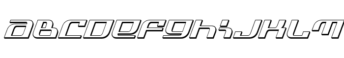Infinity Formula 3D Italic Font LOWERCASE