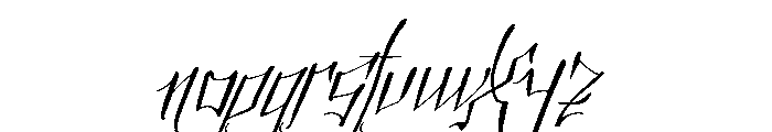 InfinityLights Font LOWERCASE