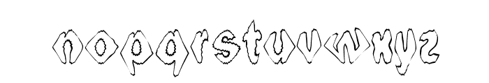 Ingothical Weird Font LOWERCASE