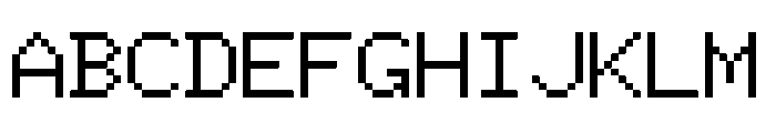 Ingsat TST_CRD Font UPPERCASE
