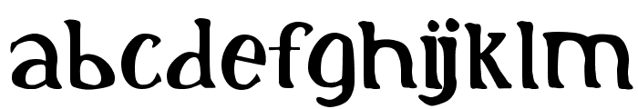 Initial Font LOWERCASE
