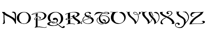 Initials with curls Font LOWERCASE