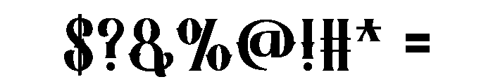 Ink Pearcer Font OTHER CHARS