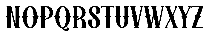 Ink Pearcer Font UPPERCASE