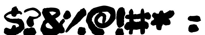 Inkbleeda Font OTHER CHARS
