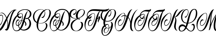Inked Angels Personal Use Font UPPERCASE