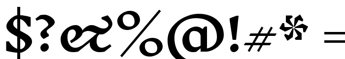 Inknut Antiqua SemiBold Font OTHER CHARS