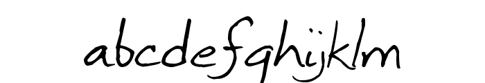 Inkpen Scribble Font LOWERCASE
