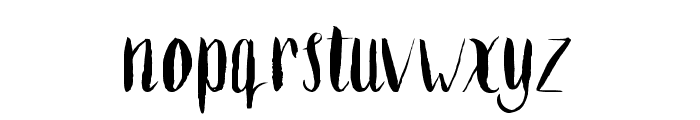 Inkster Font LOWERCASE