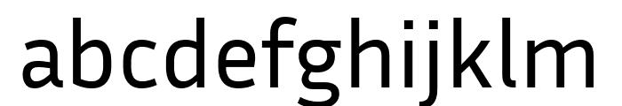 Inria Sans Regular Font LOWERCASE