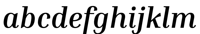 Inria Serif Bold Italic Font LOWERCASE