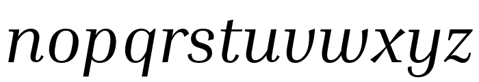 Inria Serif Italic Font LOWERCASE