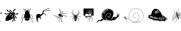 Insects07 Font UPPERCASE