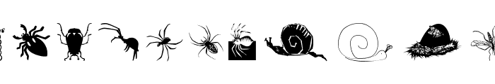 Insects07 Font LOWERCASE
