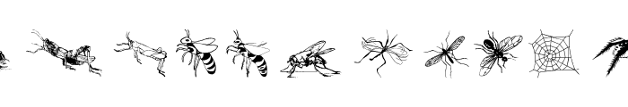 Insects07 Font LOWERCASE