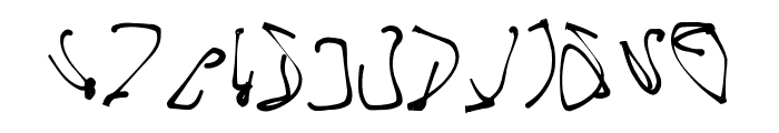 InsideOut Cow 1 Font LOWERCASE