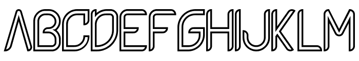 Inspace Demo Outline Font UPPERCASE