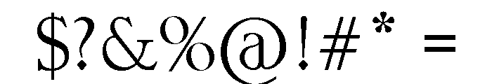 Inspretta Font OTHER CHARS