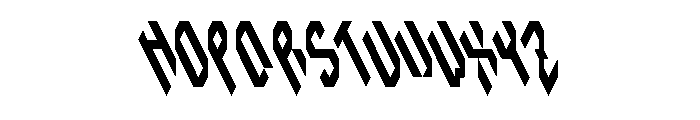 Instability Font LOWERCASE