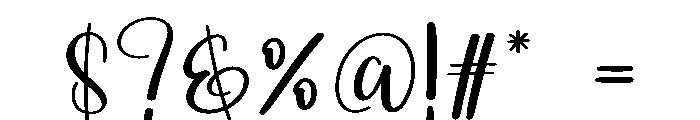 Instagnam Font OTHER CHARS