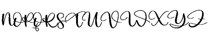 Instagnam Font UPPERCASE