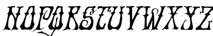 Instant Zen Drop Italic Font LOWERCASE